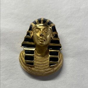 Erwin Pearl King Tut Brooch & Pendant